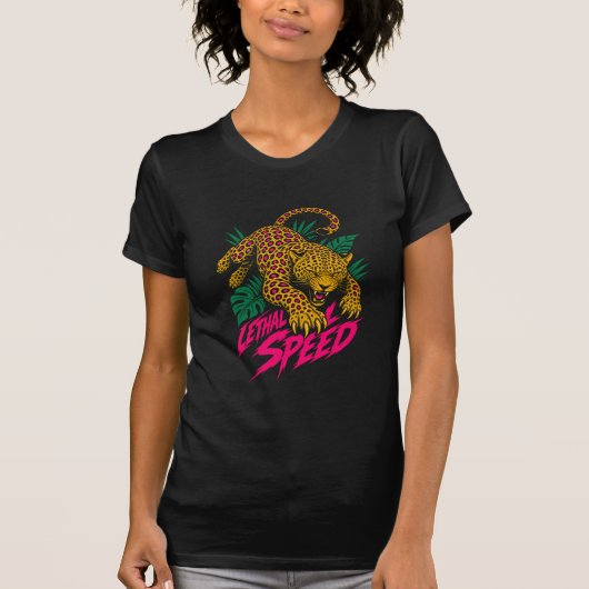 ADOM Dodelijke Snelheid Luipaard T-shirt (Voorkant)