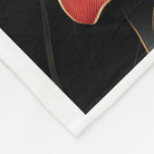 ADOM Donkere Bloem Gouden Accenten Dekbed Fleece Deken (Hoek)