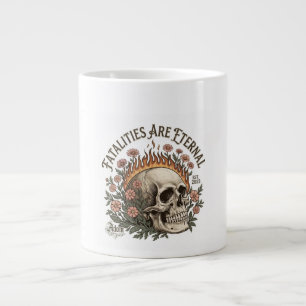 ADOM "Fataliteiten zijn Eeuwig" Dames T-shirt Grote Koffiekop