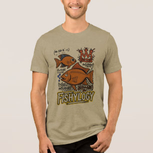 ADOM Fishylogy M-50-X Visontwerp Tri-Blend Shirt