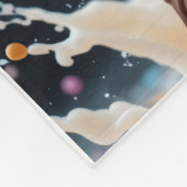 ADOM Floating Donuts Milk Splash Blanket Fleece Deken (Hoek)