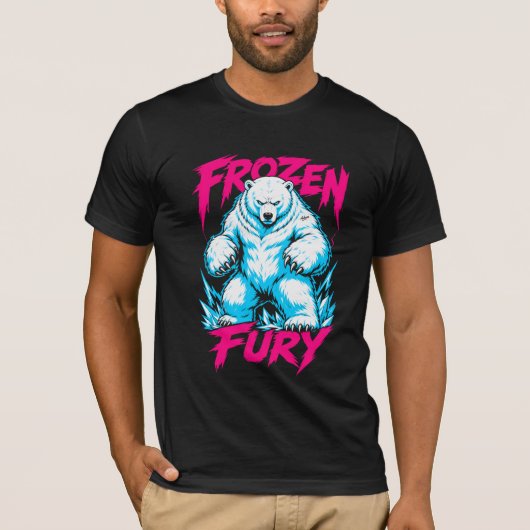 ADOM Frozen Fury IJsbeer T-shirt (Voorkant)