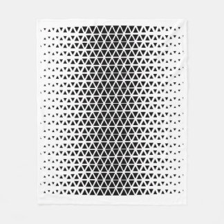 ADOM Geometric Triangles Pattern Blanket Fleece Deken