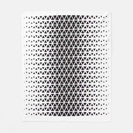ADOM Geometrische Driehoeken Patroon Dekbed Fleece Deken (Voorkant)