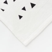 ADOM Geometrische Driehoeken Patroon Dekbed Fleece Deken (Hoek)