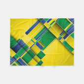 ADOM Geometrische Moderne Worpdeken Fleece Deken (Voorkant (Horizontaal))