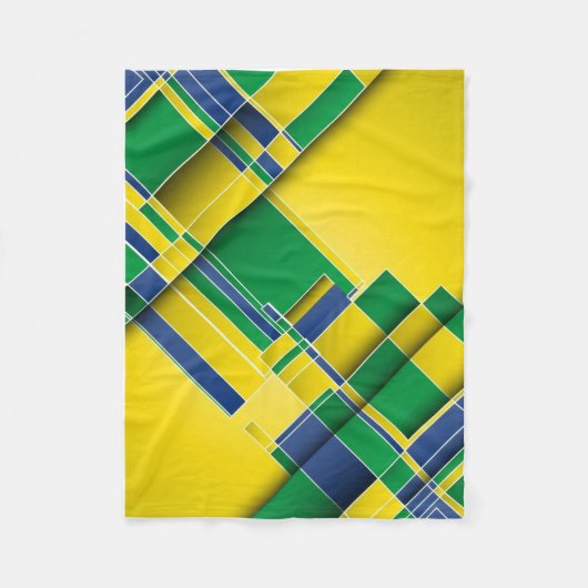 ADOM Geometrische Moderne Worpdeken Fleece Deken (Voorkant)