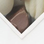 ADOM Gevarieerde Chocolade Behandelingsdeken Fleece Deken (Hoek)