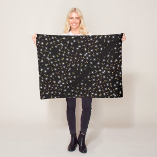 ADOM Gouden Glitter Nachtdeken Fleece Deken