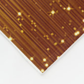 ADOM Gouden Glitter Sparkle Worpdeken Fleece Deken (Hoek)
