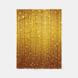 ADOM Gouden Glitter Sparkle Worpdeken Fleece Deken