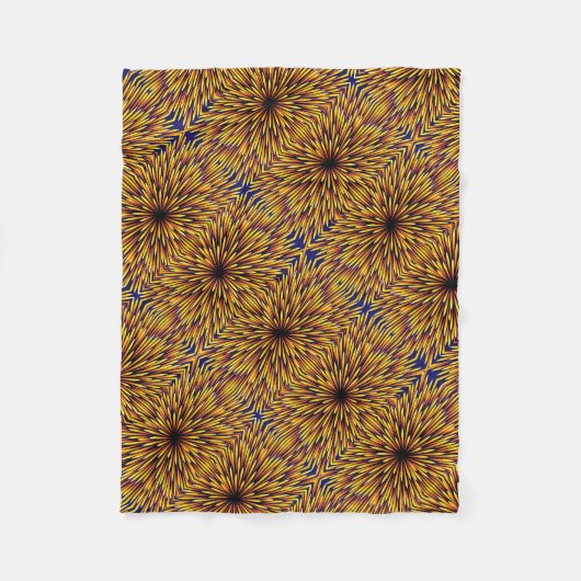 ADOM Gouden Zonnebloem Mandala Deken (Voorkant)