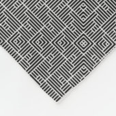 ADOM Grijs Textured Mesh Dekbed Fleece Deken (Hoek)