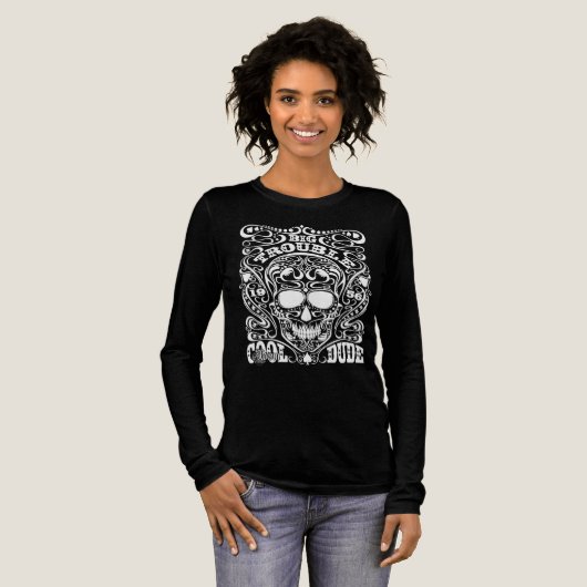 ADOM "Groot probleem" T-shirt met lange mouwen voo (Voorkant)