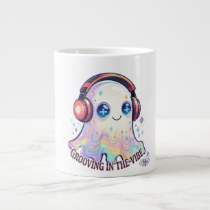 ADOM "Grooving in the Vibe" Dames T-shirt Grote Koffiekop