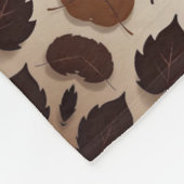 ADOM Herfstblad Strooiendeken Fleece Deken (Hoek)