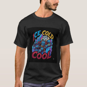 ADOM Ijs Koude Koele Wolf Kunst T-shirt