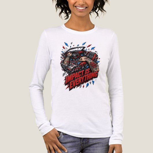 ADOM Impact Is Everything Tri-Blend Shirt (Voorkant volledig)