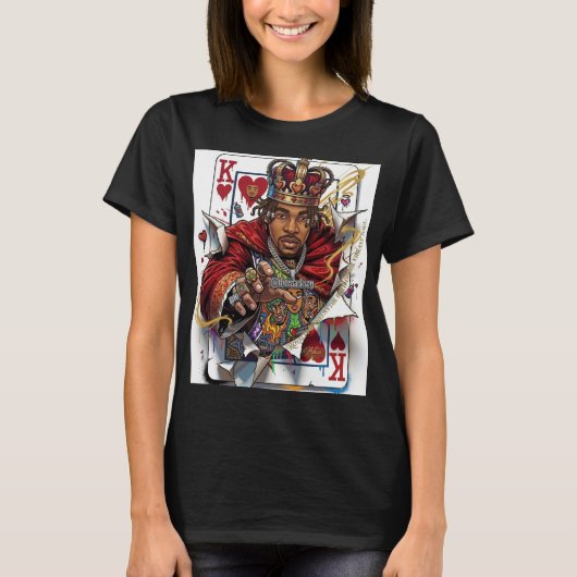 ADOM King Speelkaart T-shirt (Voorkant)
