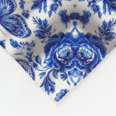 ADOM Klassieke Blauwe Porselein Deken (Hoek)