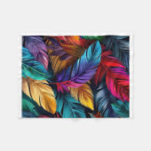 ADOM Kleurrijk Botanisch Kunst Dekenkleed Fleece Deken (Voorkant (Horizontaal))
