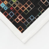 ADOM Kleurrijke Mozaïek Pixel Art Deken (Hoek)