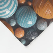 ADOM Koperen Stenen Bollen Dekbed Fleece Deken (Hoek)