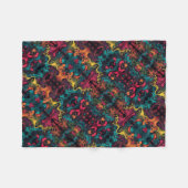 ADOM Levendige Boho Kaleidoscoop Deken (Voorkant (Horizontaal))
