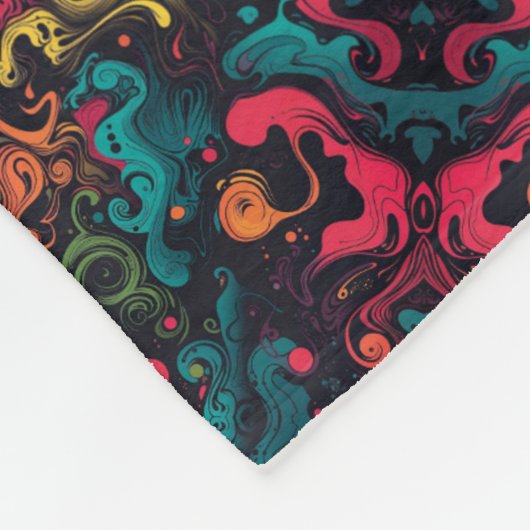 ADOM Levendige Boho Kaleidoscoop Deken (Hoek)