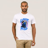 ADOM Maanbries Wolf Witte T-shirt (Voorkant volledig)