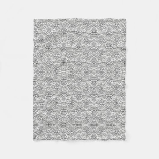 ADOM Minimalistische Grijze Herhalende Deken (Voorkant)