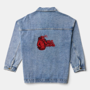 ADOM "MLS School" Dames Grafische T-Shirt Denim Jacket