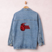ADOM "MLS School" Dames Grafische T-Shirt Denim Jacket (Hangar)