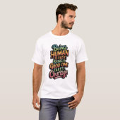 ADOM "Moed" Heren Grafische T-Shirt (Voorkant volledig)