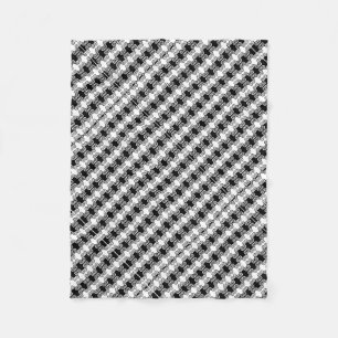 ADOM Monochrome Diagonale Lijnen Dekbed Fleece Deken