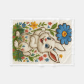 ADOM Mooie Lente Konijn Deken (Voorkant (Horizontaal))