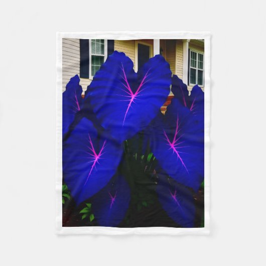 ADOM Neon Paarse Blad Gloeiende Deken (Voorkant)