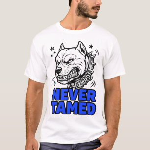 ADOM Nooit Getemde Woeste Pitbull T-shirt