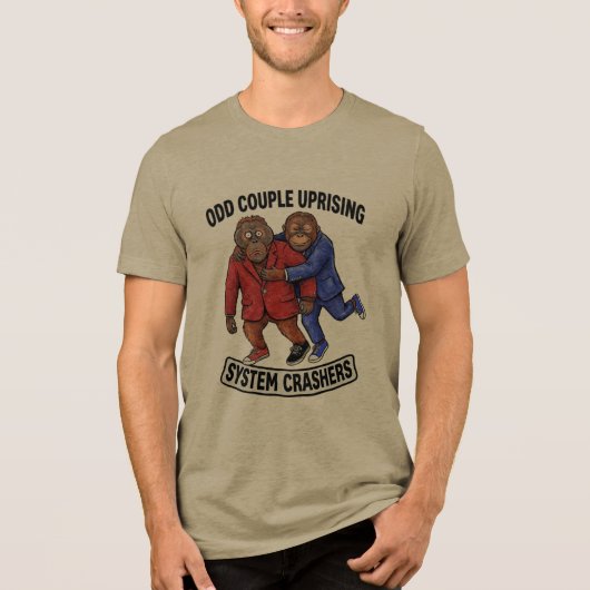 ADOM Odd Couple Uprising System Crashers Tri-Blend Shirt (Voorkant)