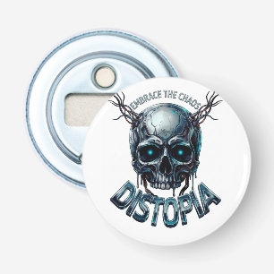 ADOM "Omarm de Chaos" Boodschappentas Button Flesopener