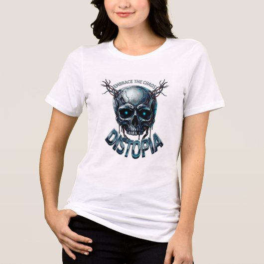 ADOM "Omarm de Chaos" Dames T-shirt (Voorkant)