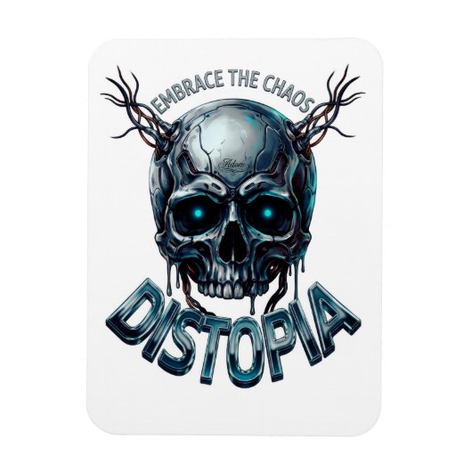 ADOM "Omarm de Chaos" Dames T-shirt Magneet (Verticaal)