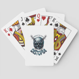 ADOM "Omarm de Chaos" Dames T-shirt Pokerkaarten