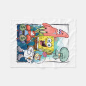 ADOM Onderwater Cartoon Crew Dekbed Fleece Deken (Voorkant (Horizontaal))