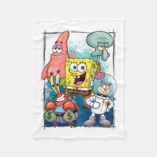 ADOM Onderwater Cartoon Crew Dekbed Fleece Deken