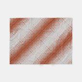 ADOM Oranje Halftone Diagonaal Dekbed Fleece Deken (Voorkant (Horizontaal))