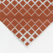 ADOM Oranje Halftone Diagonaal Dekbed Fleece Deken (Hoek)