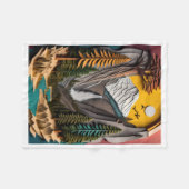 ADOM Papercut Mountain Valley Dekbed Fleece Deken (Voorkant (Horizontaal))