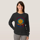 ADOM Positive Vibe Sunshine Bloem T-shirt (Voorkant volledig)