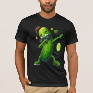 ADOM Premium Dabbing Pickle Grafische Heren T-shir T-shirt